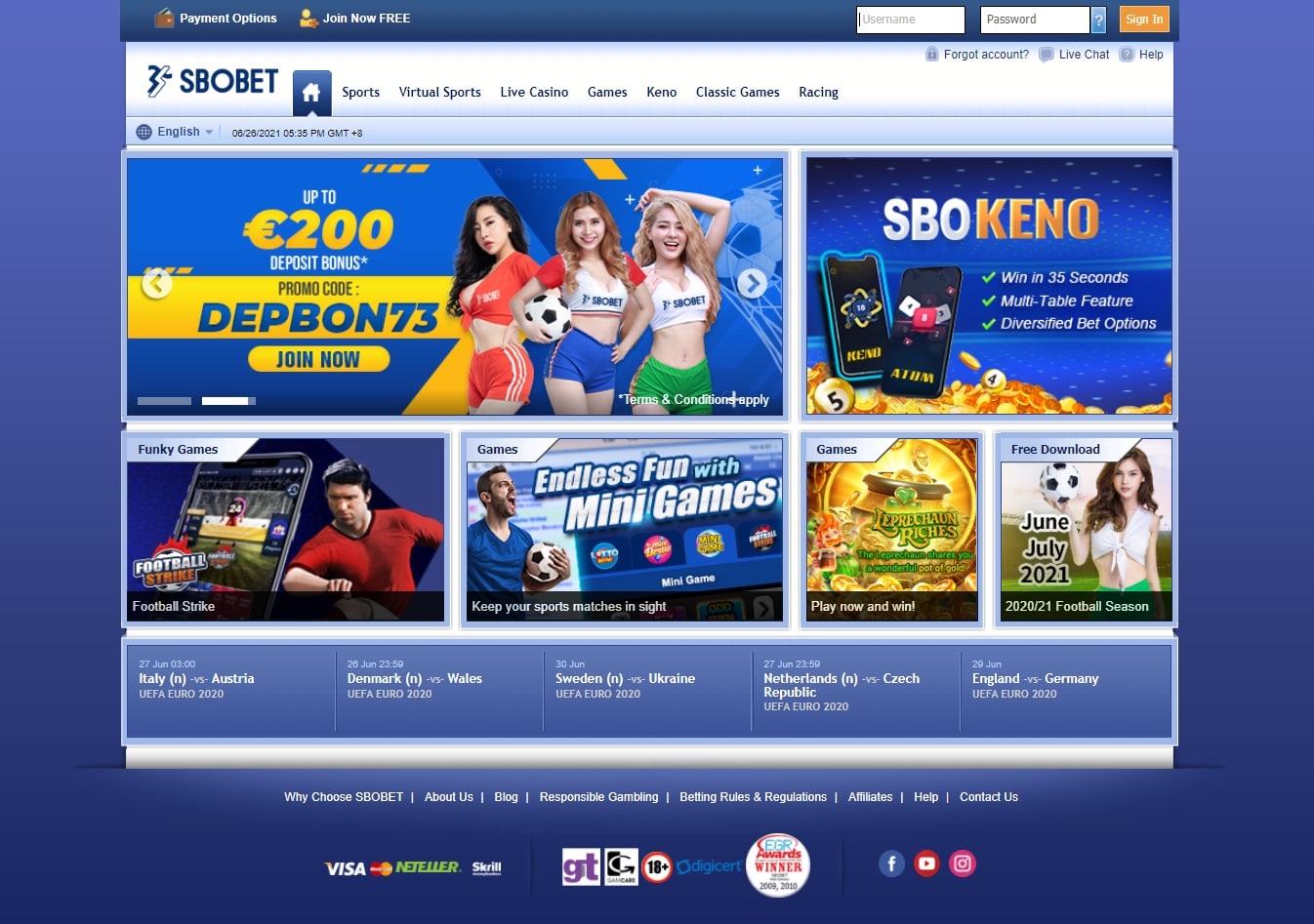 Sbobet review