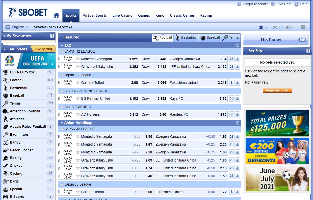 betting Sbobet